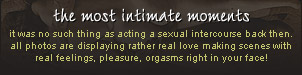the most intimate moments